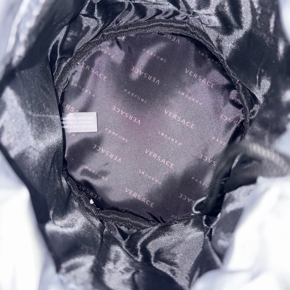 Versace Parfums Black Drawstring Crossbody Bag Gr… - image 4
